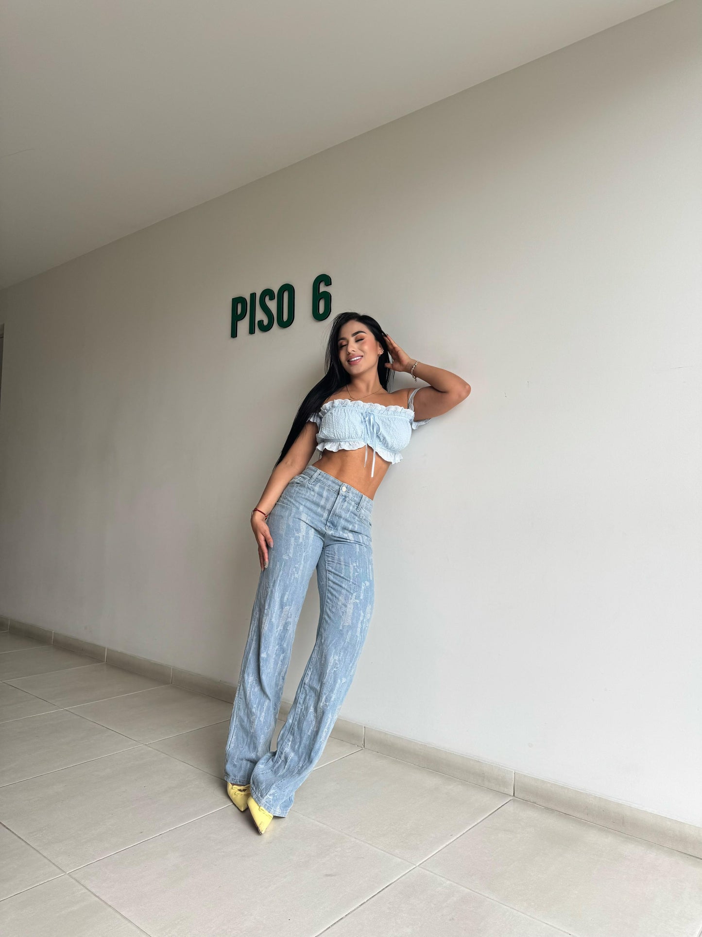 3263 BLUSA BOTANY