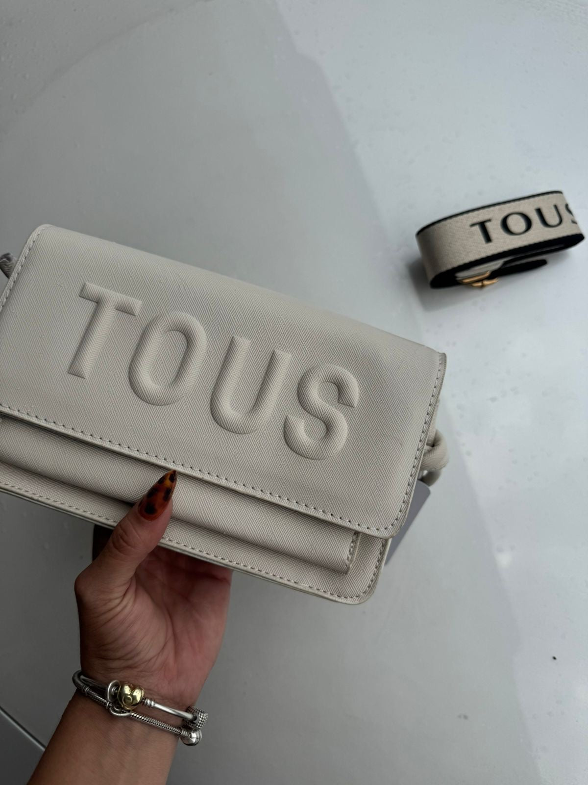 BOLSO TOUS CREMA