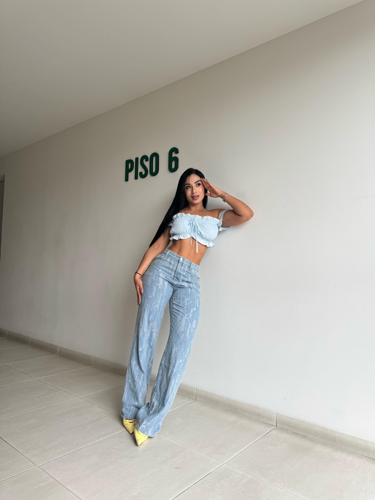 3263 BLUSA BOTANY
