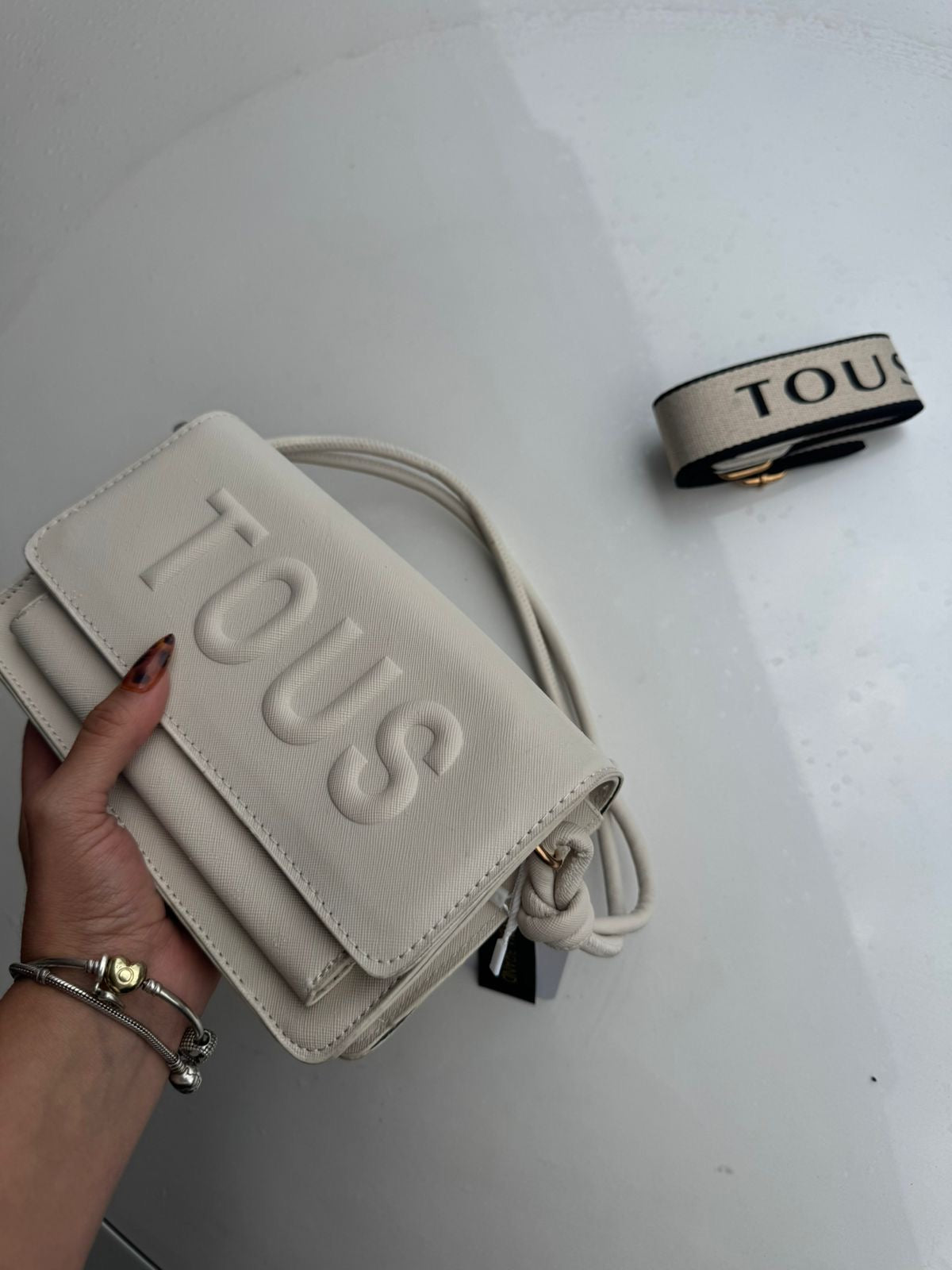 BOLSO TOUS CREMA