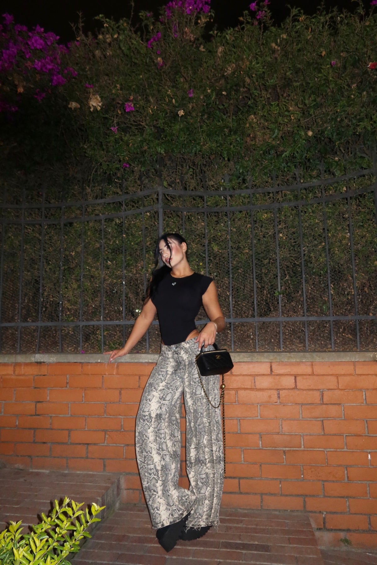 L02750 JEAN WIDE LEG