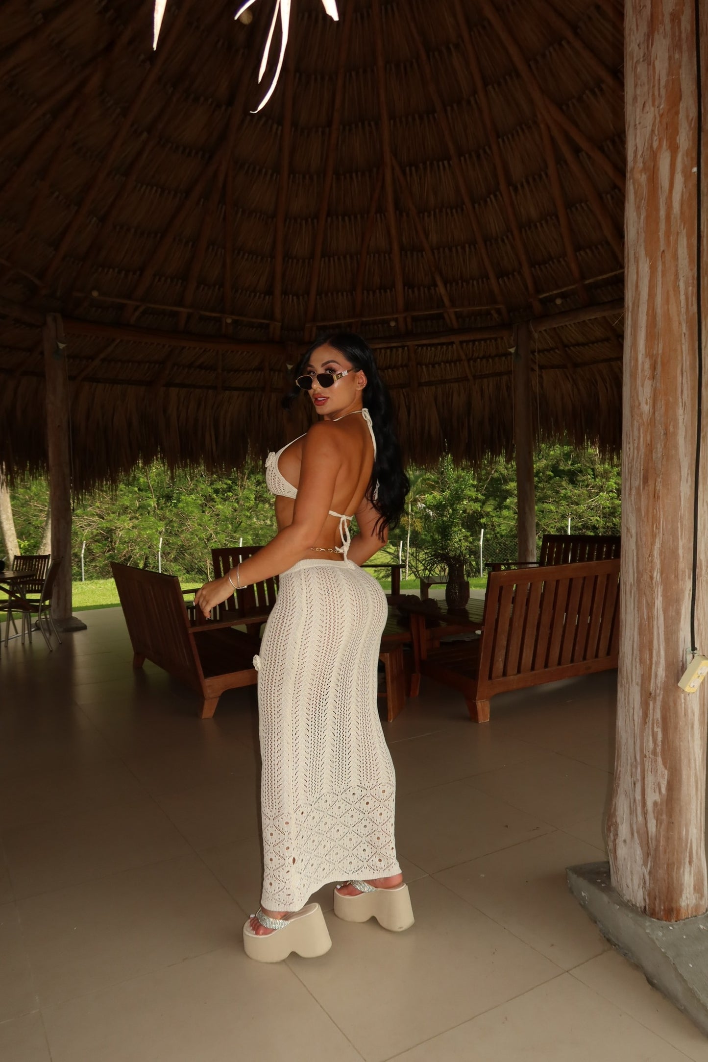 SET TEJIDO # 2 FLORES