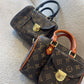 BOLSO BAÚL LV CON BOLSILLO