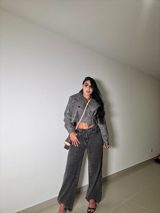 CHAQUETA GRIS