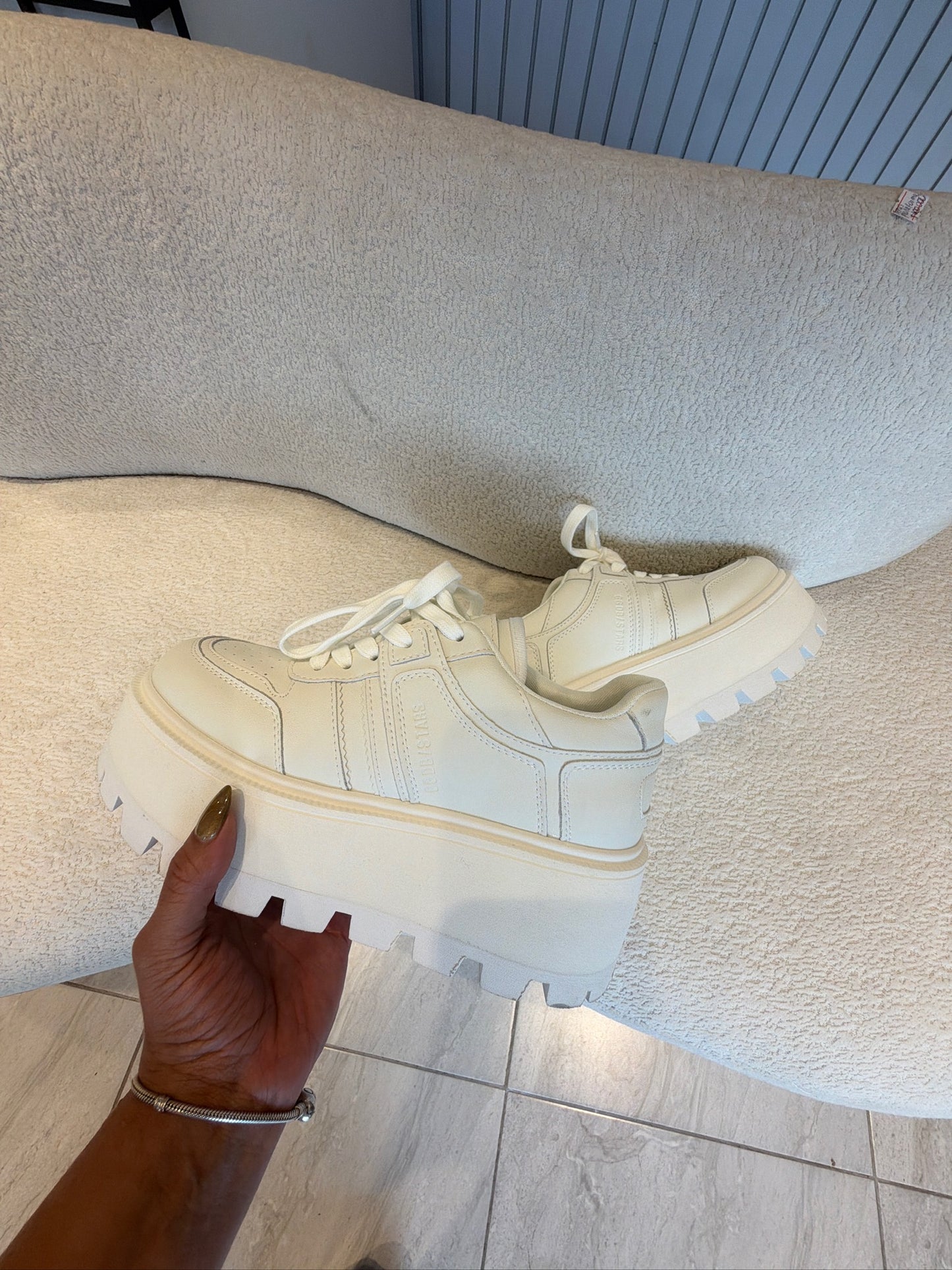 TENIS PLATAFORMA BLANCOS