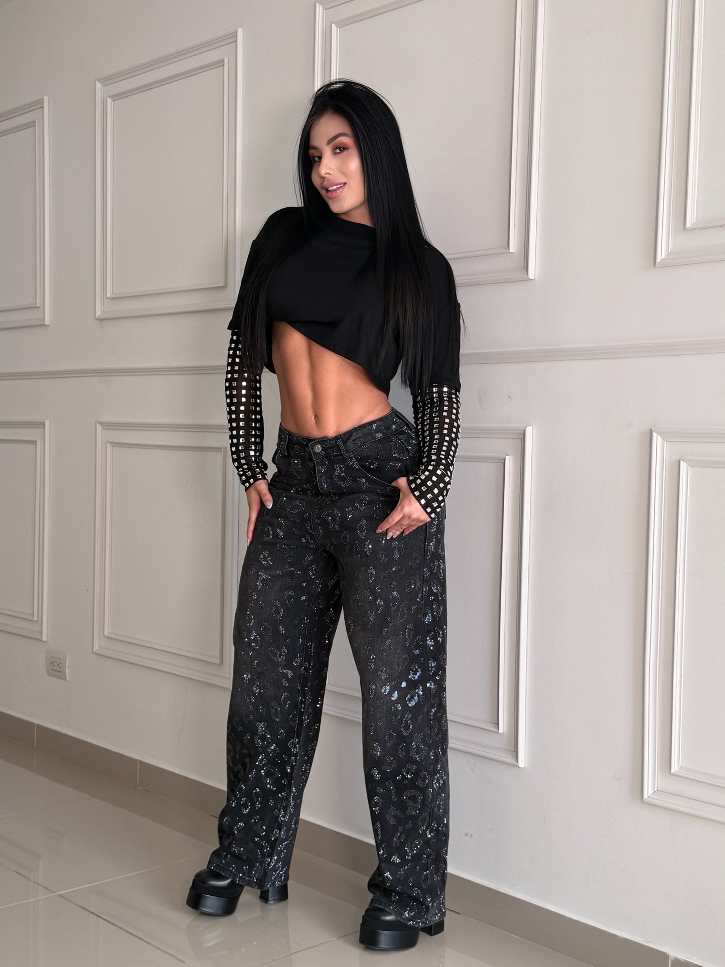 609793 BLUSA MANGA LARGA