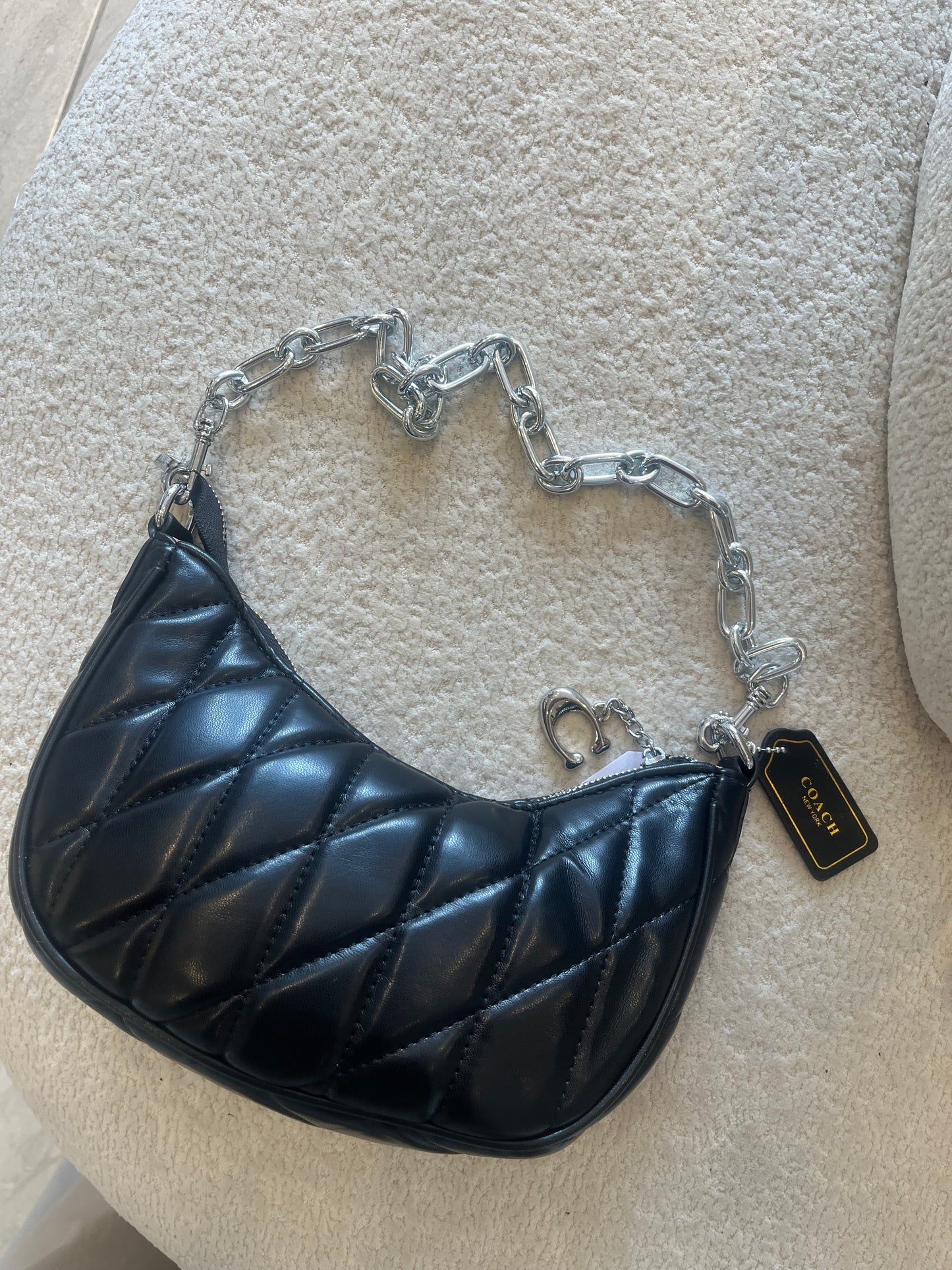 BOLSO COACH BLANCO Y NEGRO