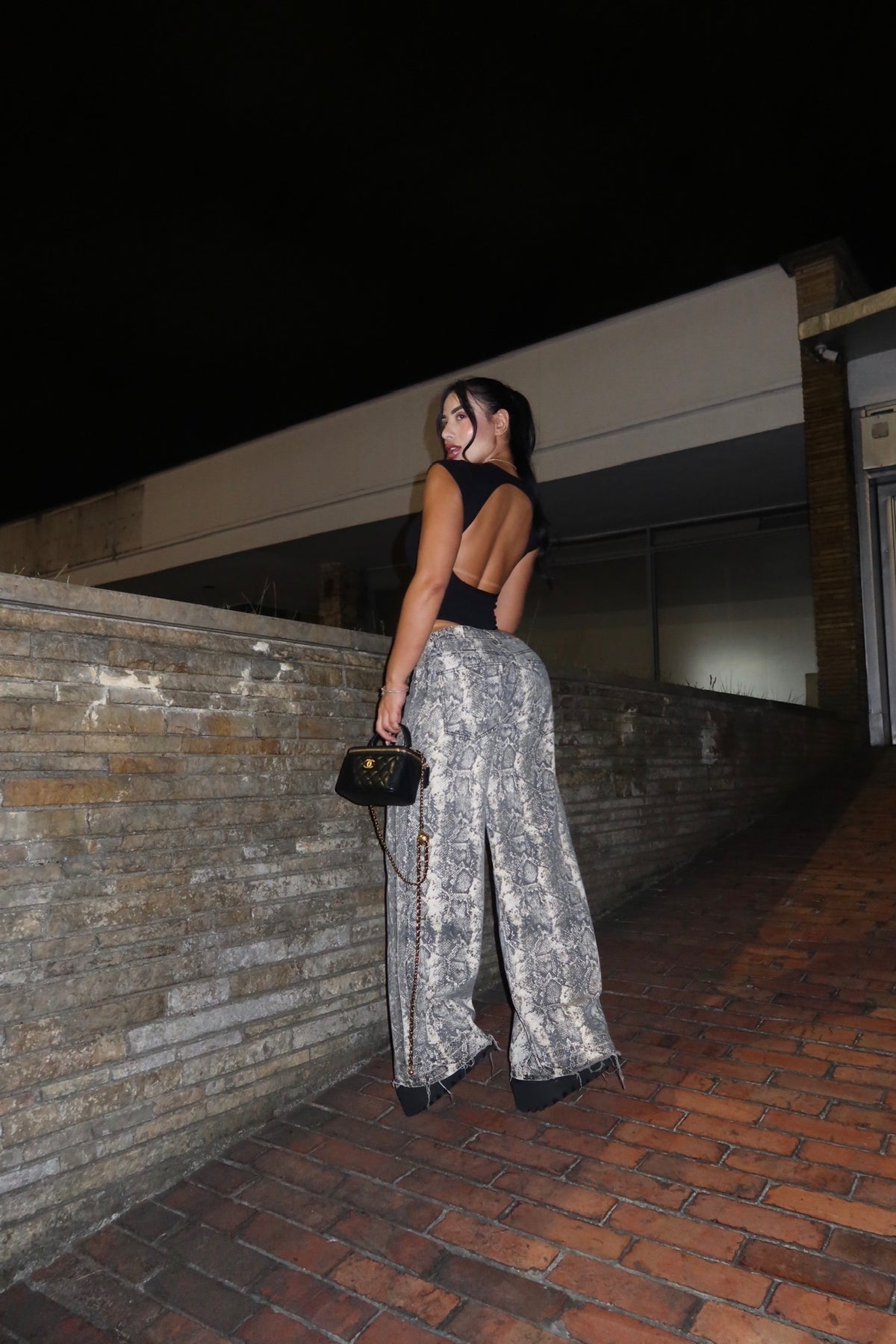 L02750 JEAN WIDE LEG