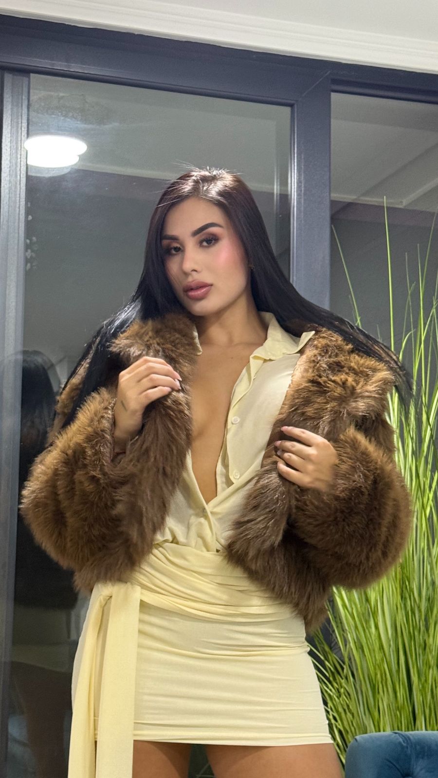CHAQUETA CAFÉ