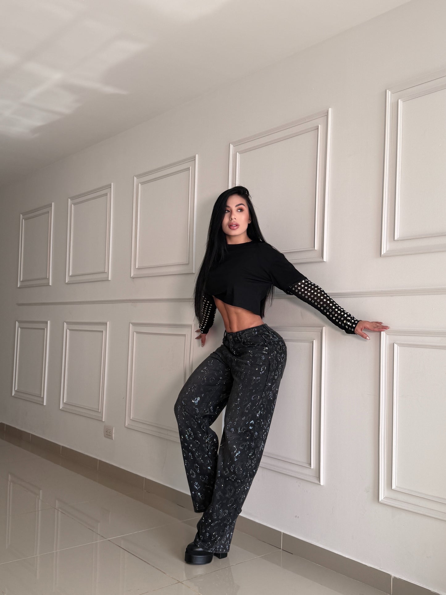 609793 BLUSA MANGA LARGA