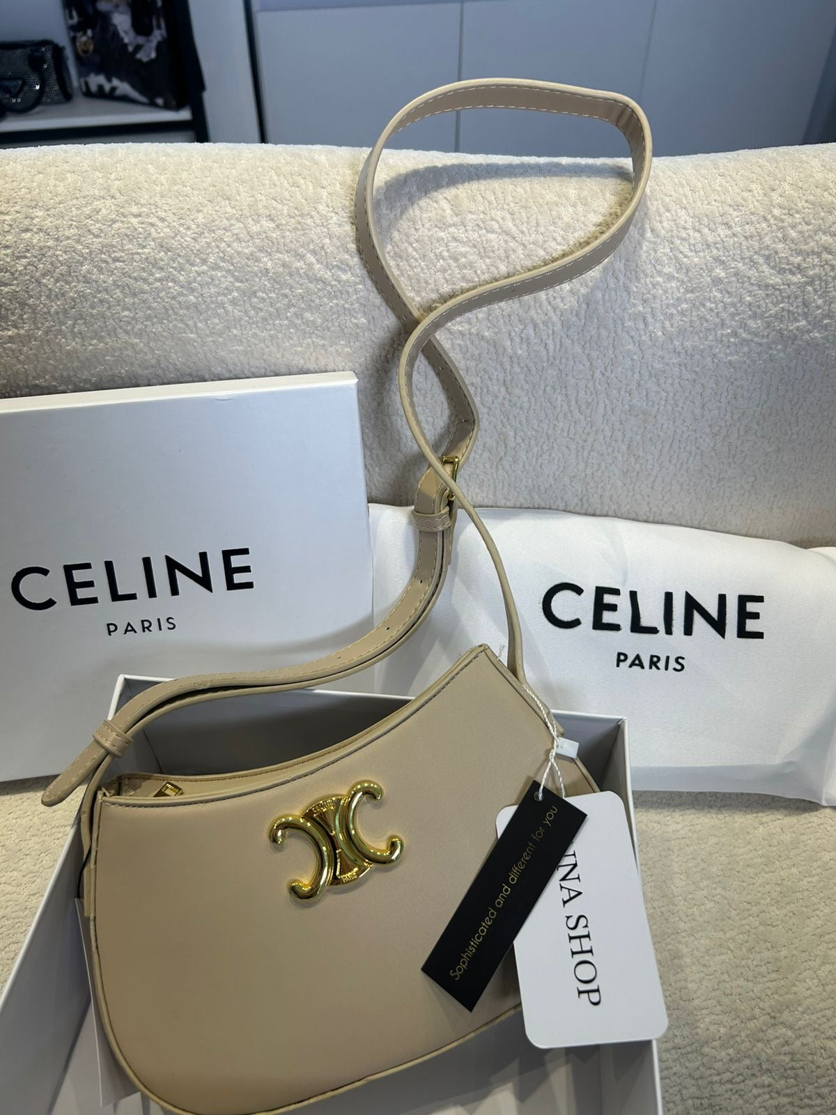 BOLSO CELINE BEIGE