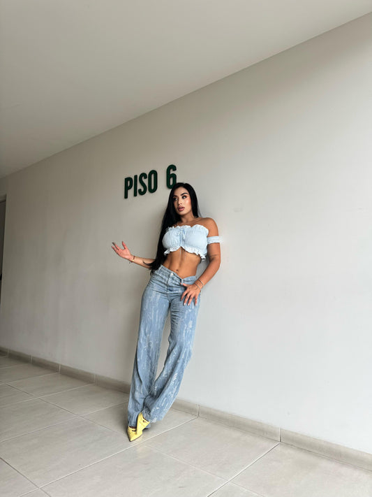 3263 BLUSA BOTANY