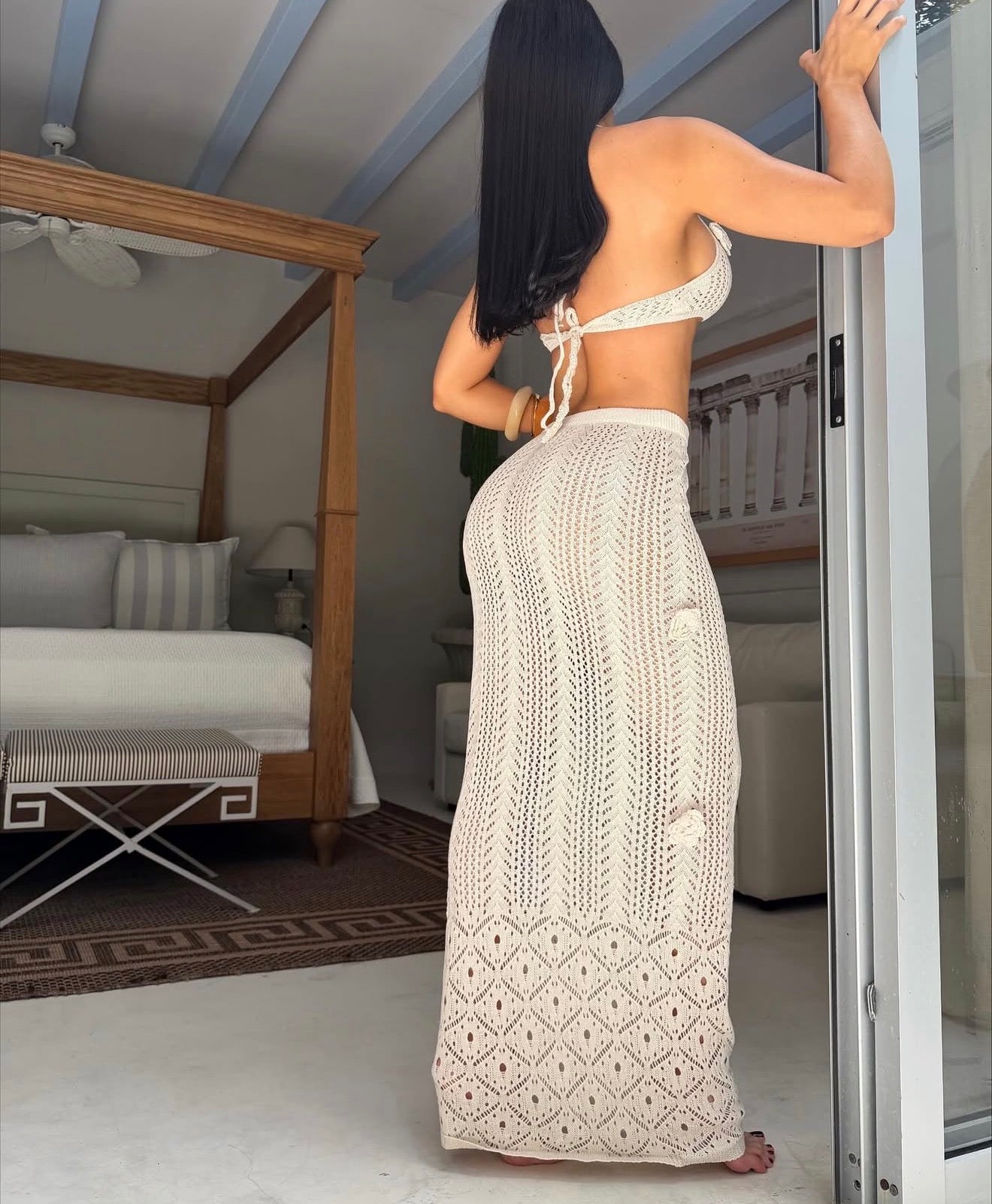 SET TEJIDO # 2 FLORES