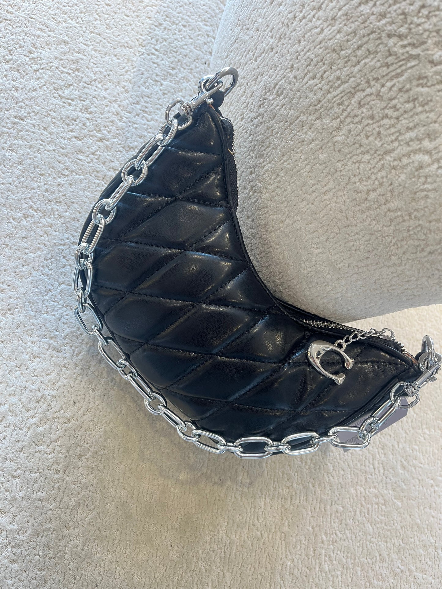BOLSO COACH BLANCO Y NEGRO