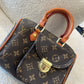 BOLSO BAÚL LV CON BOLSILLO