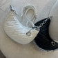 BOLSO COACH BLANCO Y NEGRO