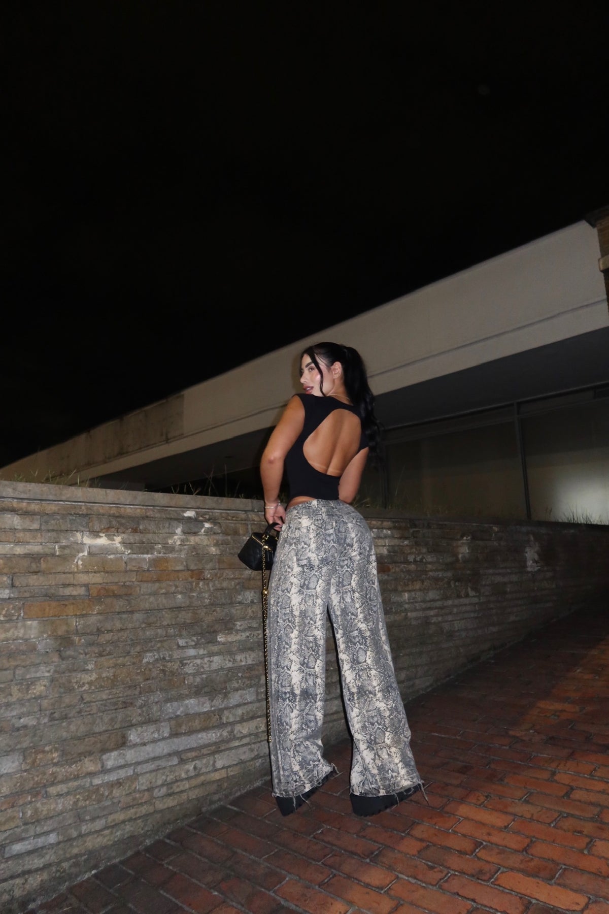 L02750 JEAN WIDE LEG